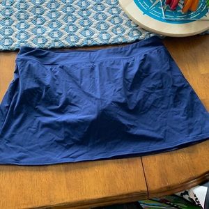 Lands end swim skirt 18w